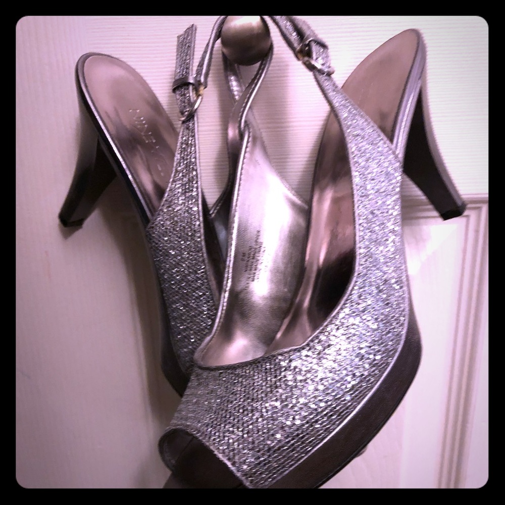 Sequined night-out heels